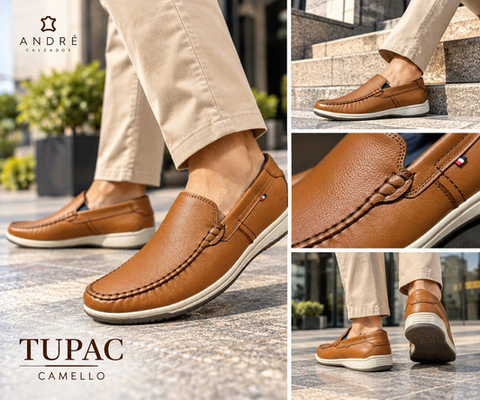 Mocasin Tupac - Cuero Camell