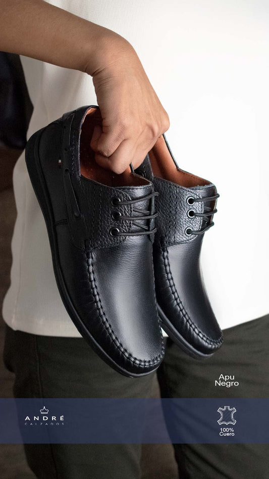 Zapato Apu - Cuero negro