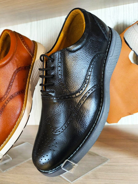 Zapato Oxford - Cuero negro