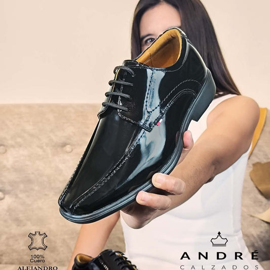 Zapato Alejandro - Cuero charol Negro