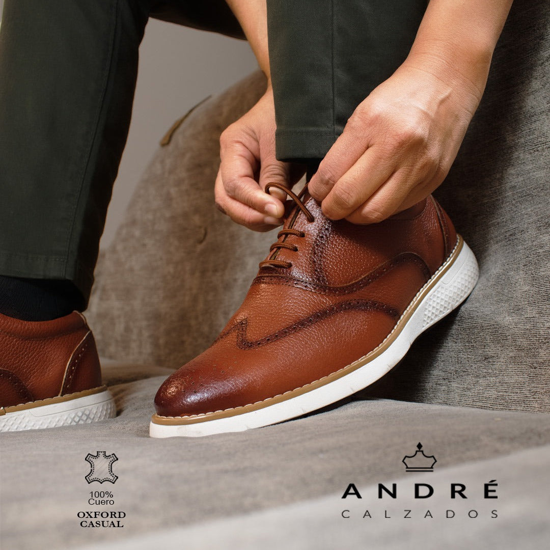 Zapato Oxford - Cuero cobre