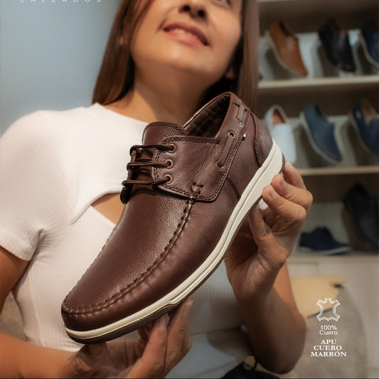 Calzado Apu - Cuero marrón