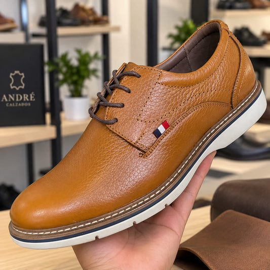 Zapato Mallki - Cuero Camello