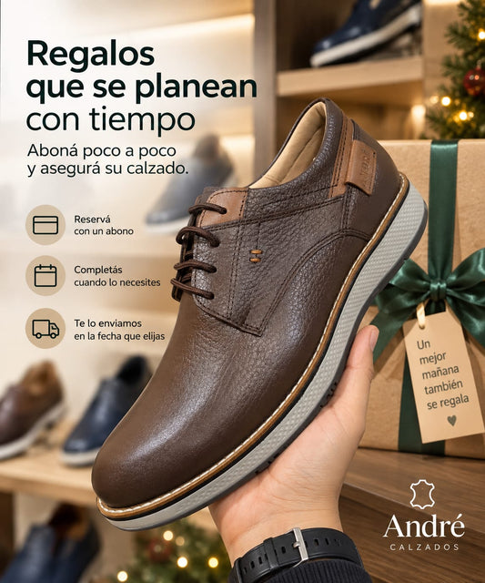 Zapato Kusi - Cuero Marron