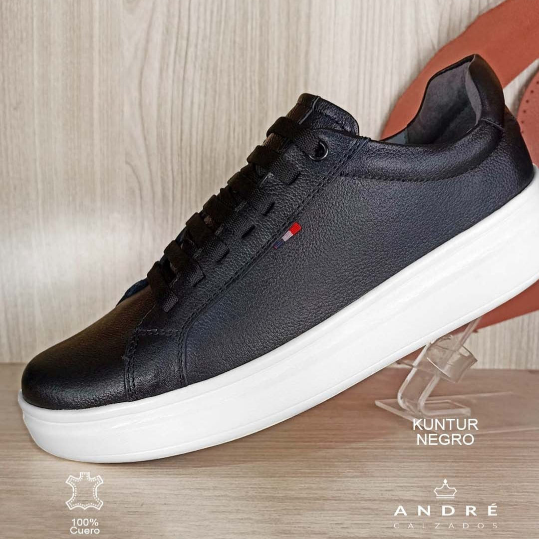 Zapatilla de cuero Kuntur Eva