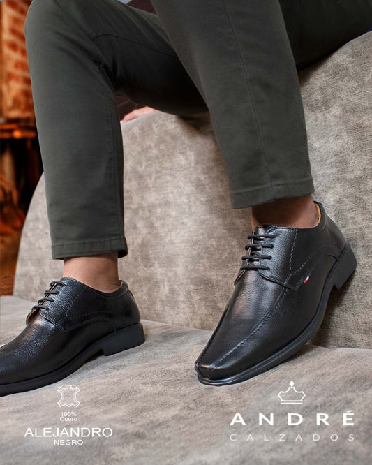 Zapato de vestir Alejandro - Cuero negro