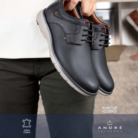 Zapato Kuntur - Cuero negro