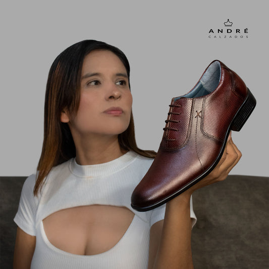 Zapato Sayani - Cuero guante apache