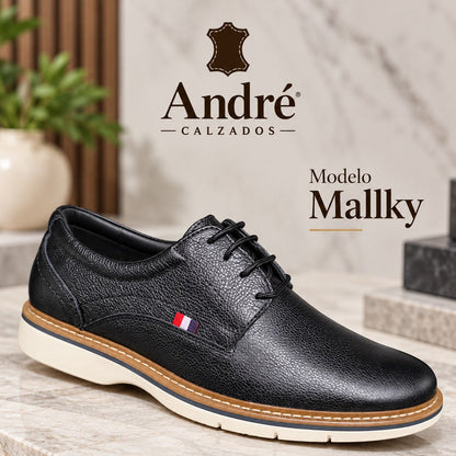 Zapato Mallky - Cuero Negro