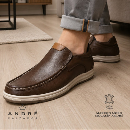 Mocasin - Marron Moro