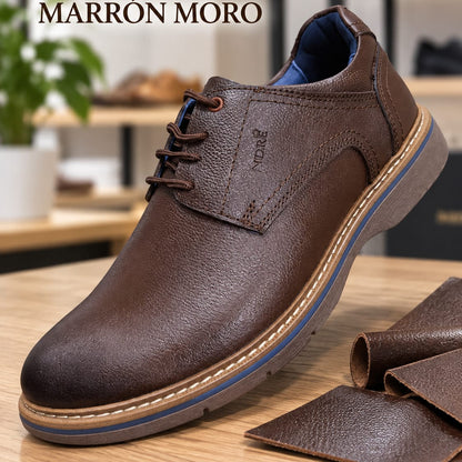Zapato de cuero André Marron