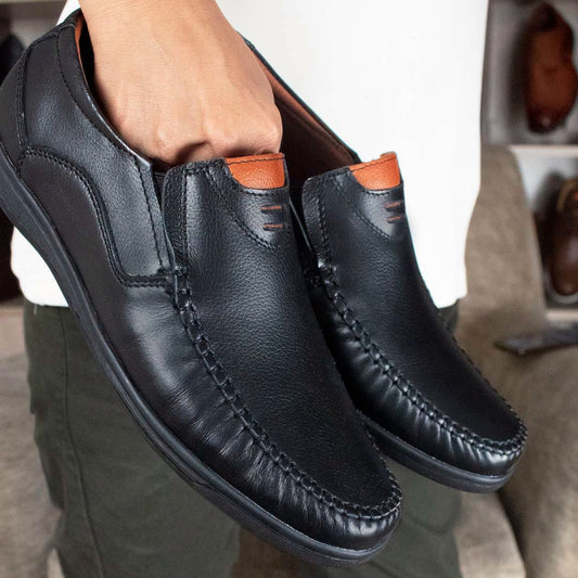 Mocasin Wayra - Cuero Negro
