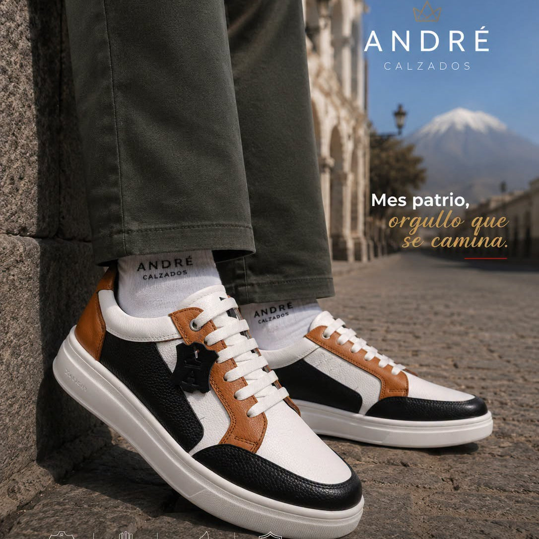 Zapatilla de Cuero Tunki