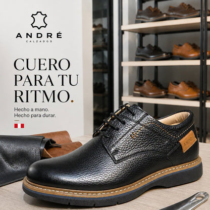 Zapato Kusi -  Cuero Negro