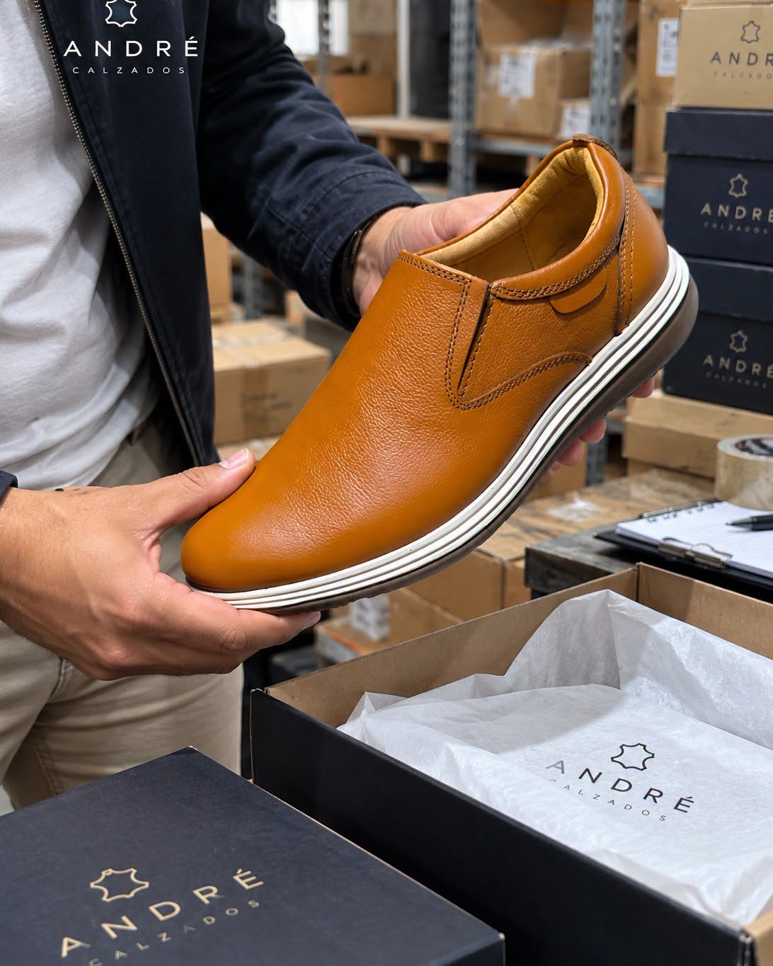 Mocasin Ultraliviano Camell