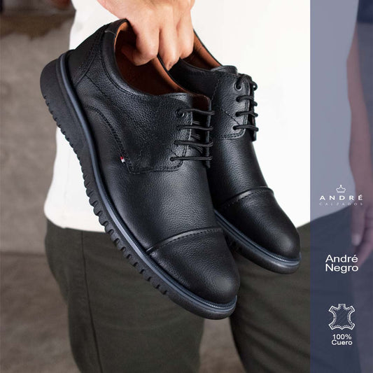 Zapato de cuero Andre Negro