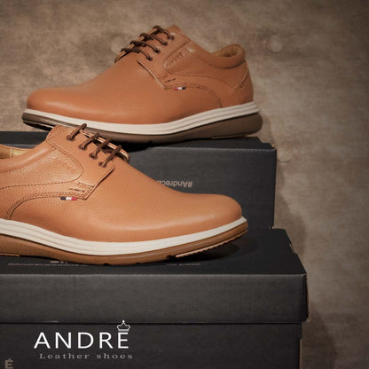Zapato Andre - Cuero camel