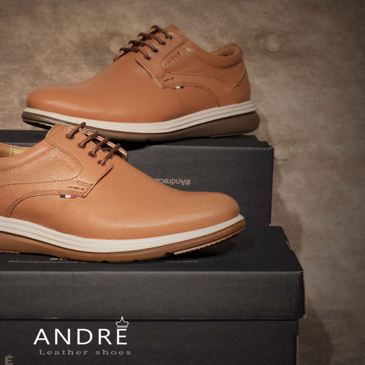 Zapato André Ultraliviano - Cuero camel