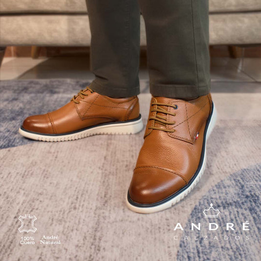 Zapato André - Cuero natural
