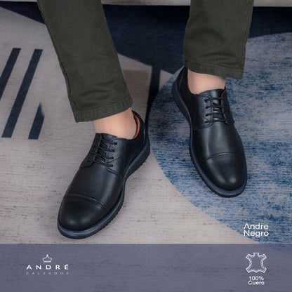 Zapato Andre - Cuero Negro