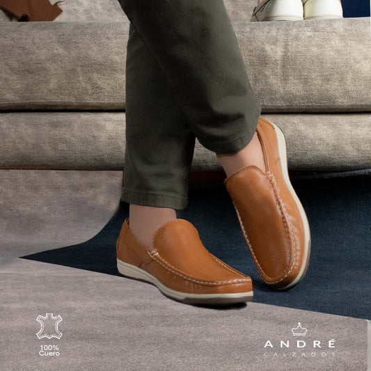 Mocasin de Cuero Apu Natural