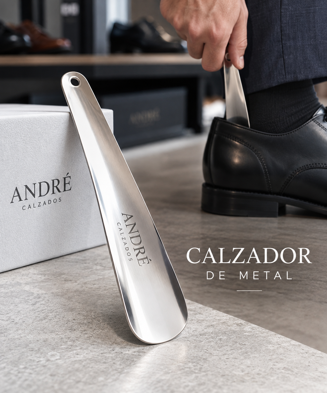 Calzador de Metal para Zapatos | André Calzados