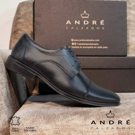 Zapato Sami - Cuero negro
