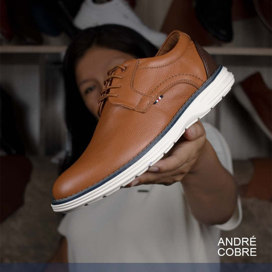 Zapato Andre - Cuero cobre mate