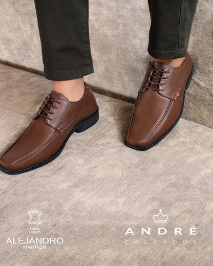Zapato de vestir Alejandro - Cuero marrón