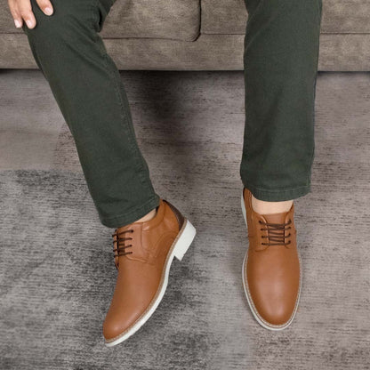 Zapato de cuero Kallpa natural