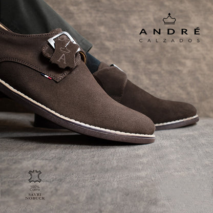 Zapato Sayri - Cuero Nobuck