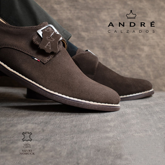 Zapato Sayri - Cuero Nobuck