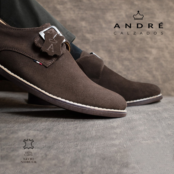Zapato Sayri - Cuero Nobuck