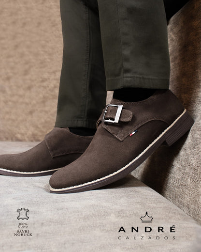 Zapato Sayri - Cuero Nobuck