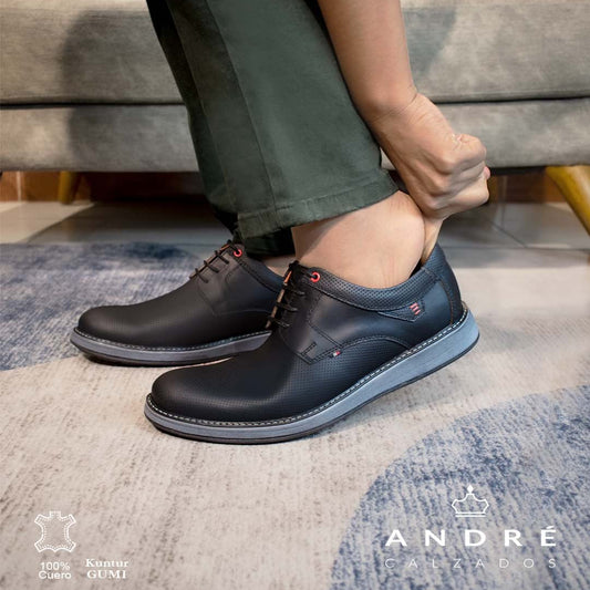 Zapato Kuntur Gumi - Cuero negro