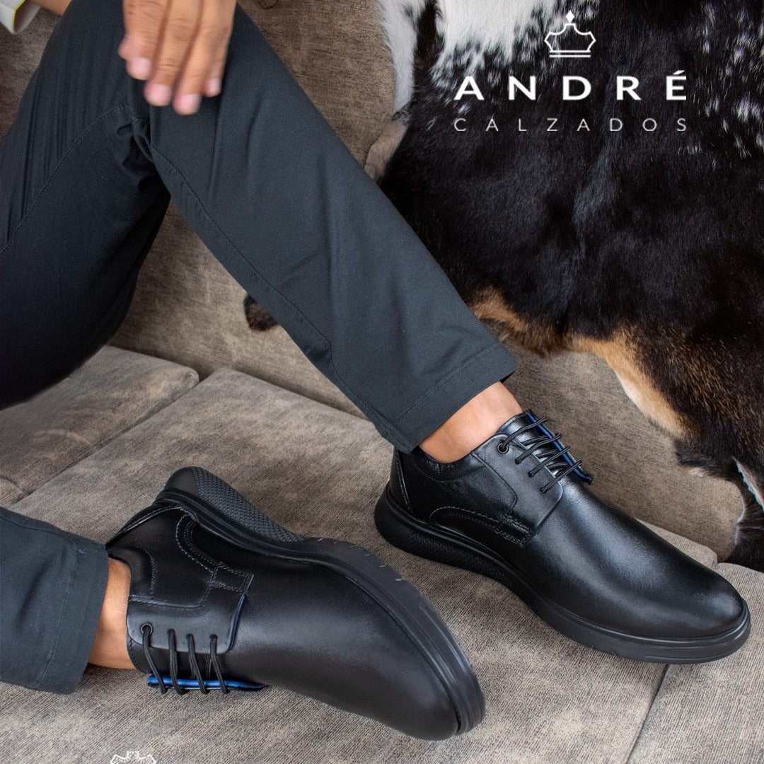 Zapato Kantu - Cuero negro