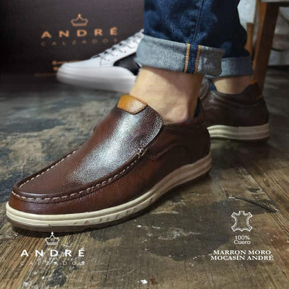 Mocasin - Marron Moro