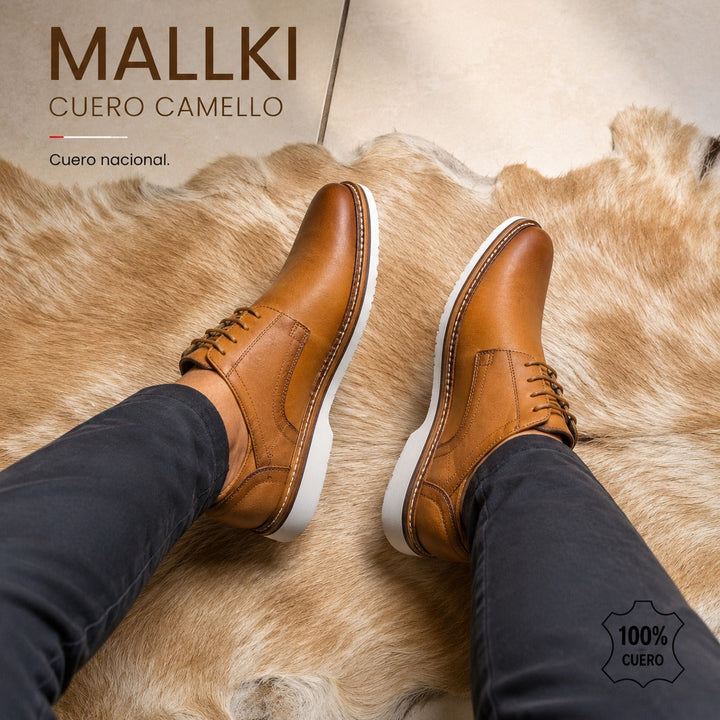 Zapato Mallki - Cuero Camello