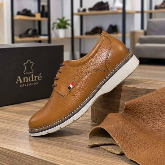Zapato Mallki - Cuero Camello