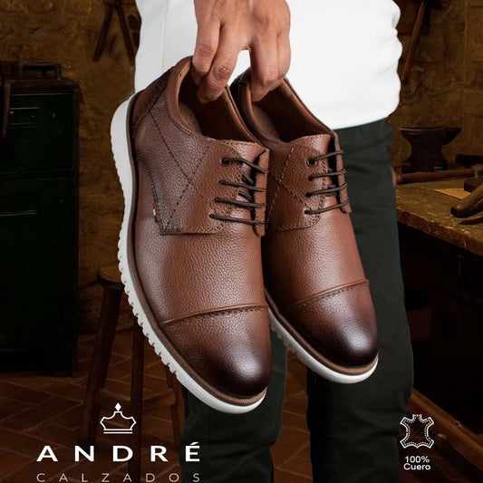 Zapato de cuero Andre Cobre