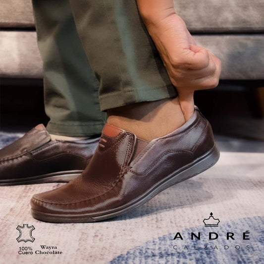 Mocasin Wayra 2 - Cuero chocolate