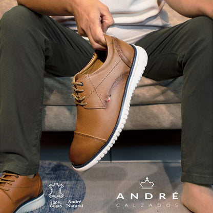 Zapato André - Cuero natural