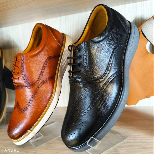 Zapato Oxford - Cuero negro