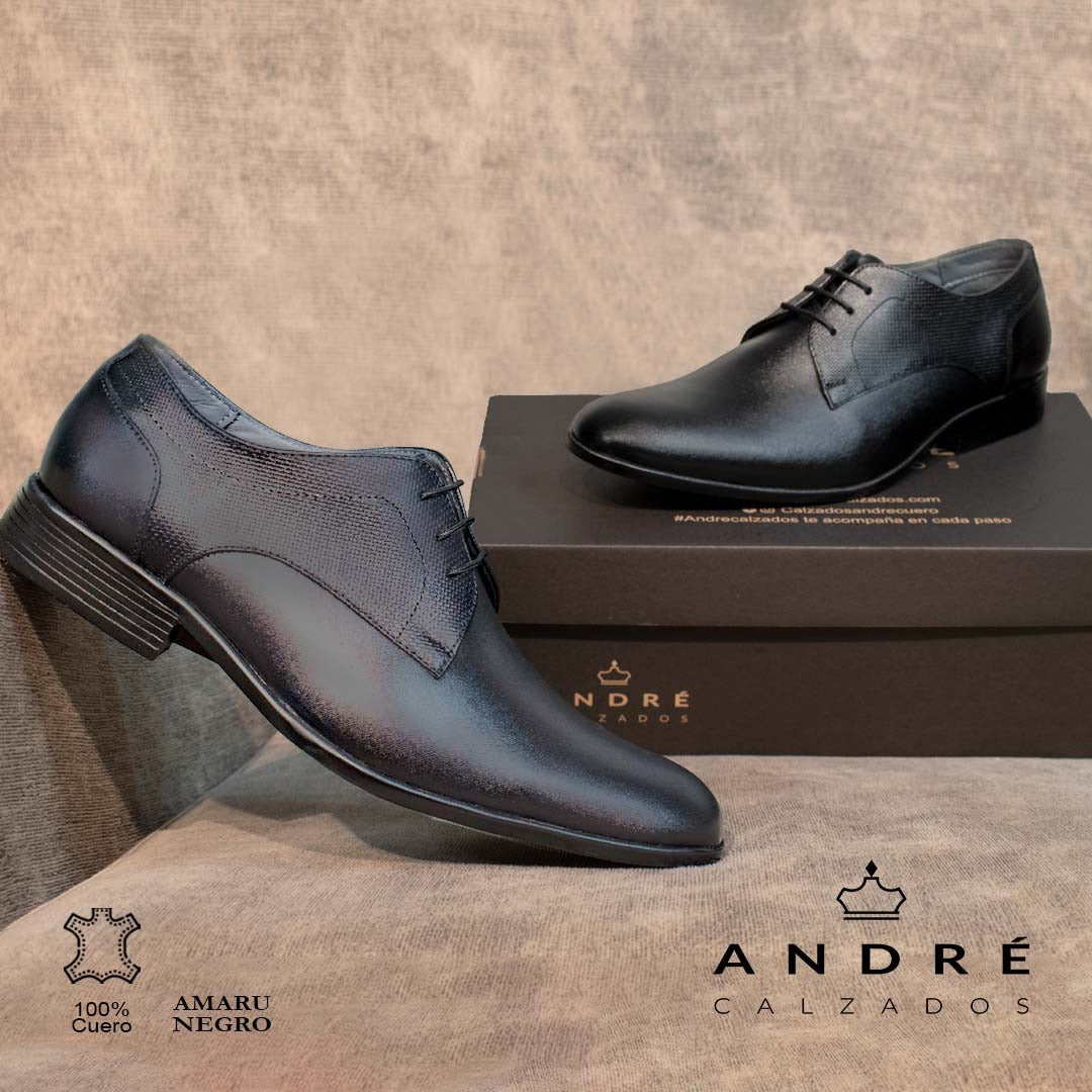 Zapato Amaru - Cuero negro