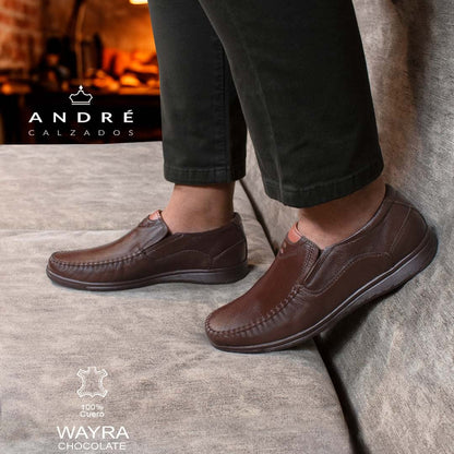 Mocasin Wayra 2 - Cuero chocolate