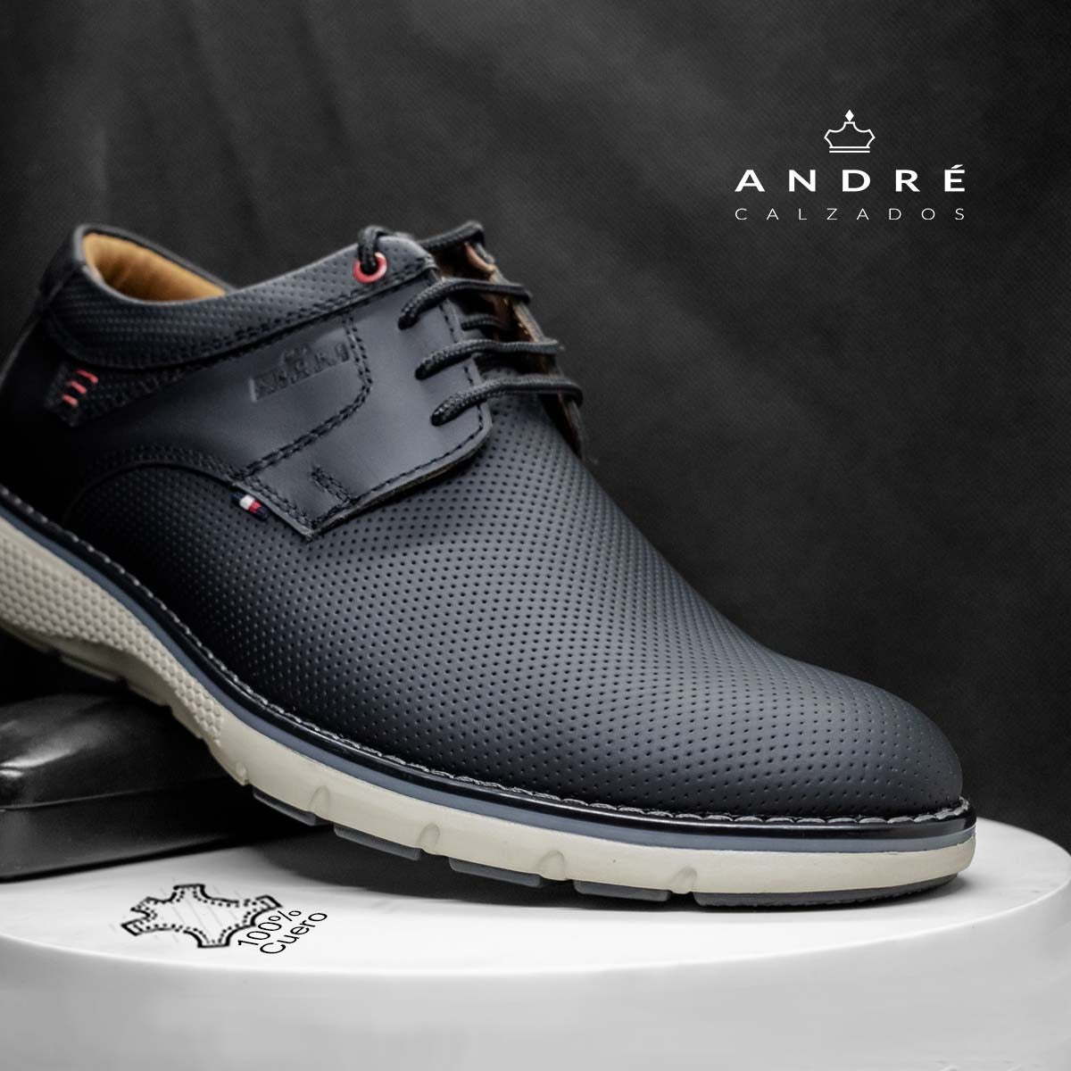 Zapato Kuntur - Cuero negro