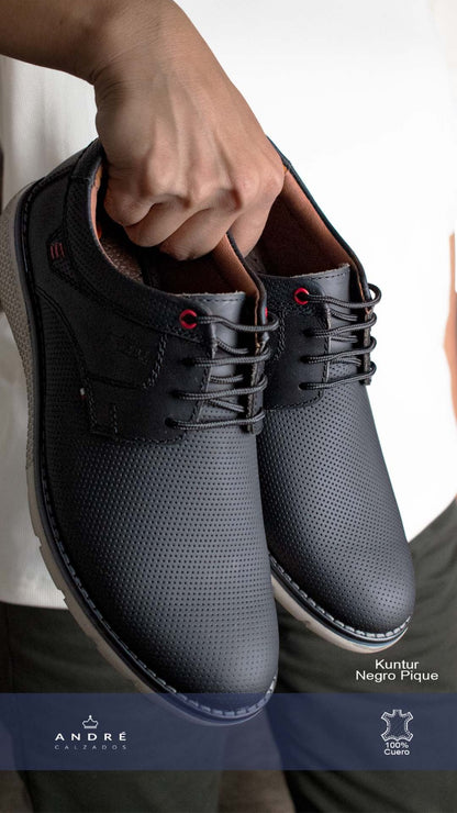 Zapato Kuntur - Cuero negro