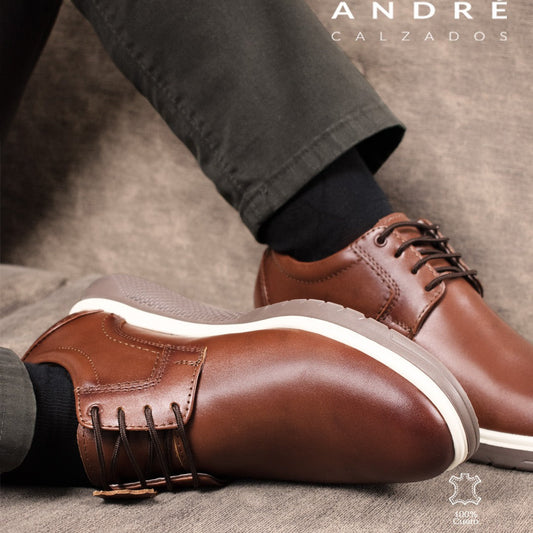 Zapato Kantu - Cuero Habano