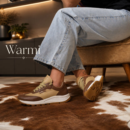 Zapatilla Warmi - Cuero Beige