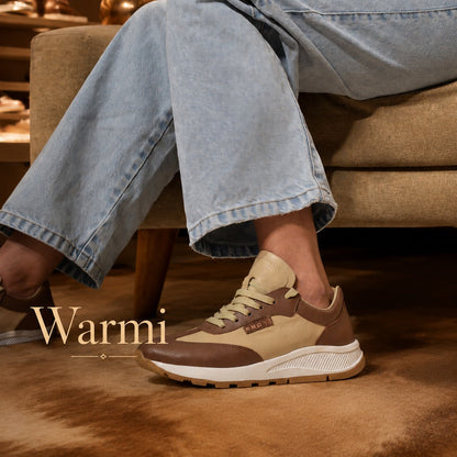 Zapatilla Warmi - Cuero Beige